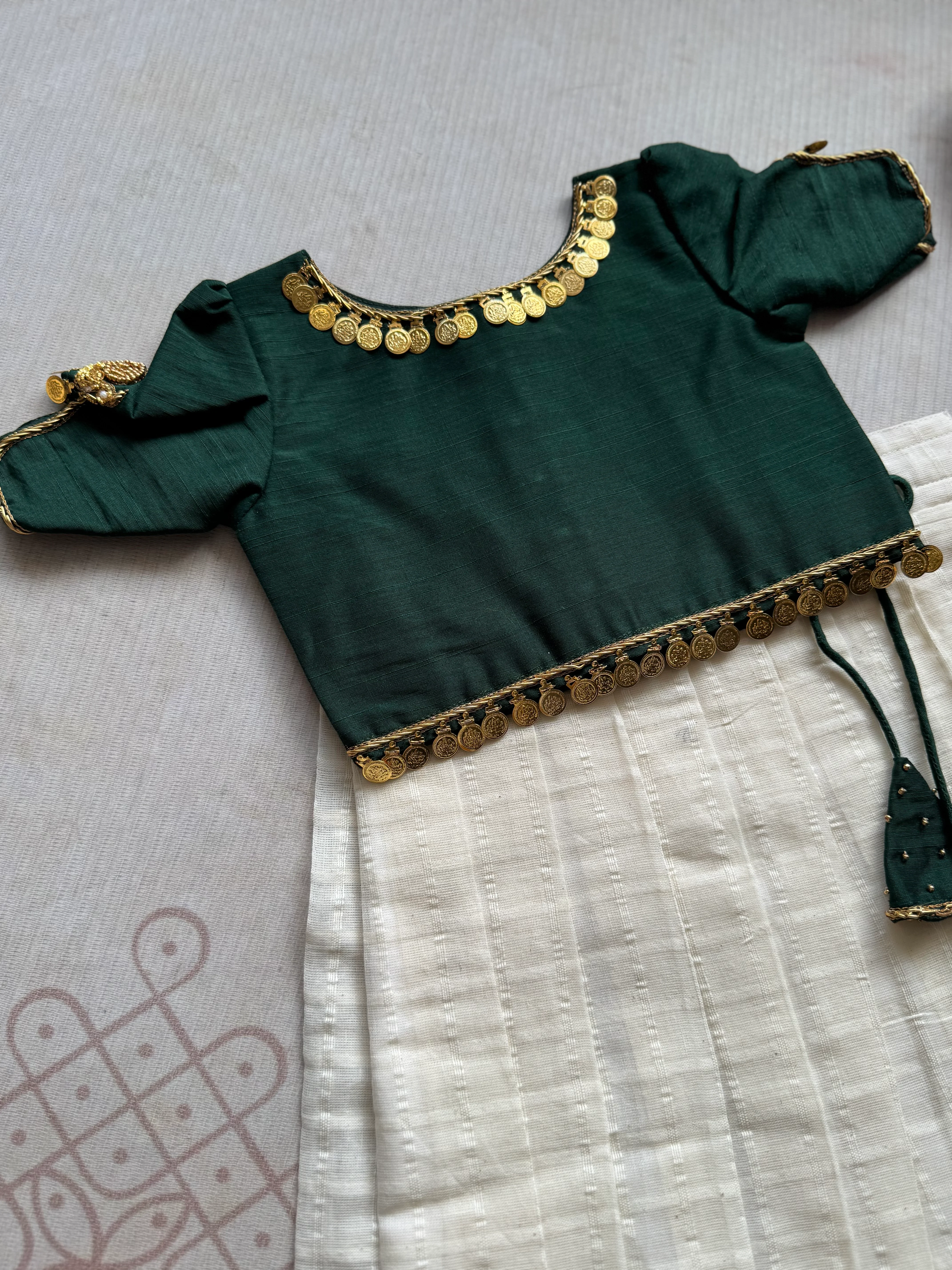 Aabarna Kids Crop Top & Skirt – Festive Ethnic Wear - Image 2