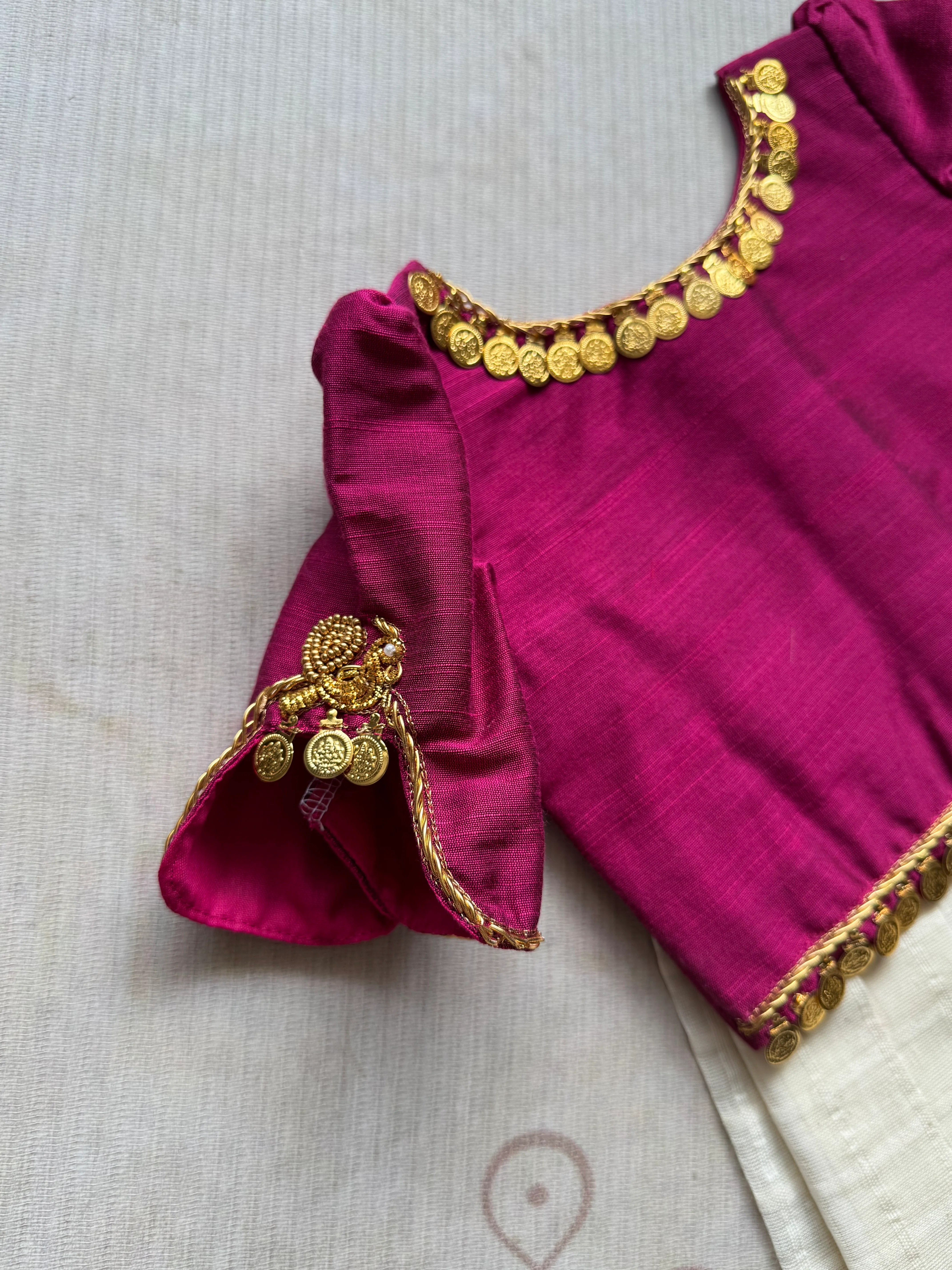 Aabarna Kids Crop Top & Skirt – Festive Ethnic Wear - Image 3