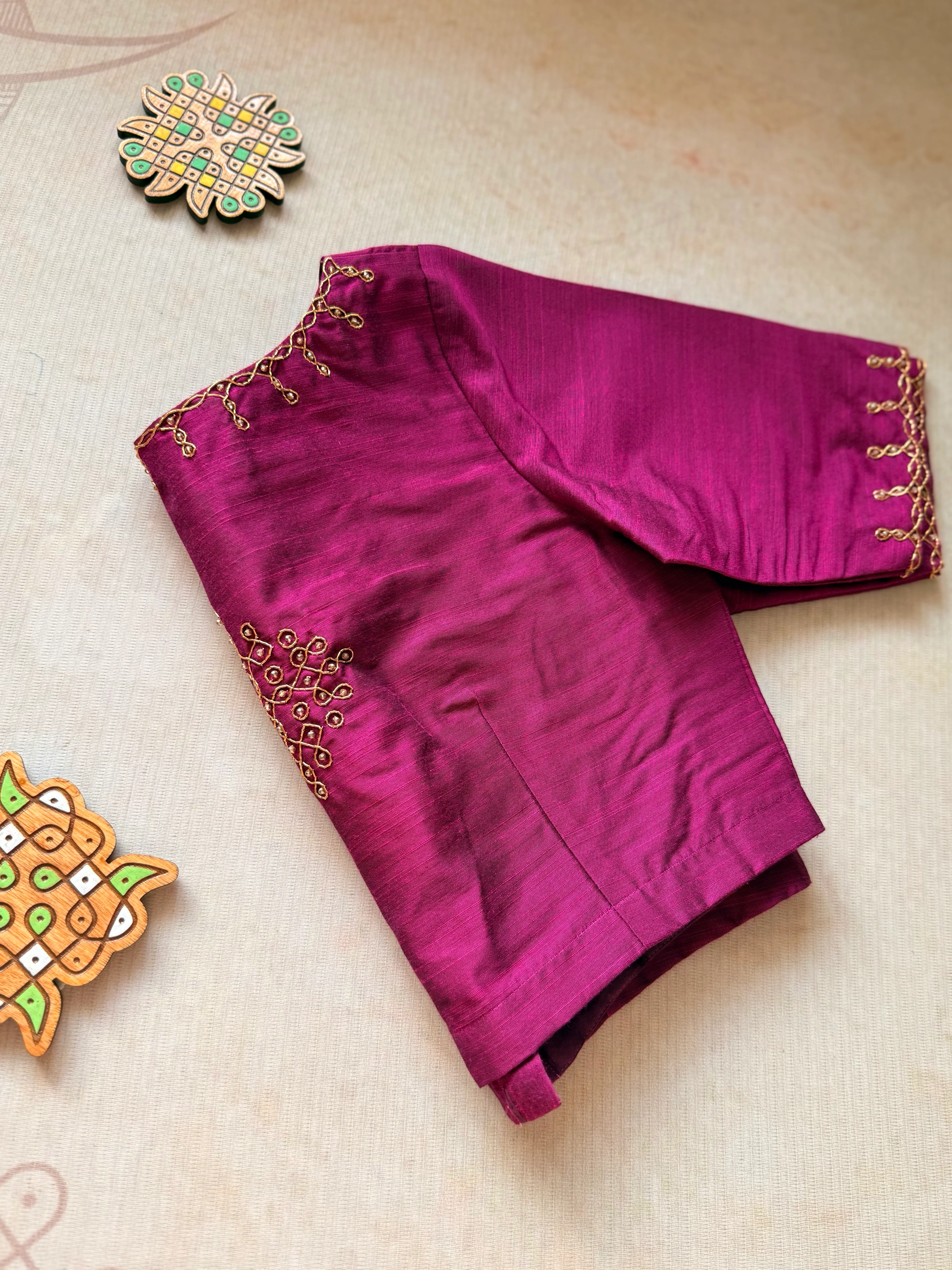 Aari work blouse - Image 3