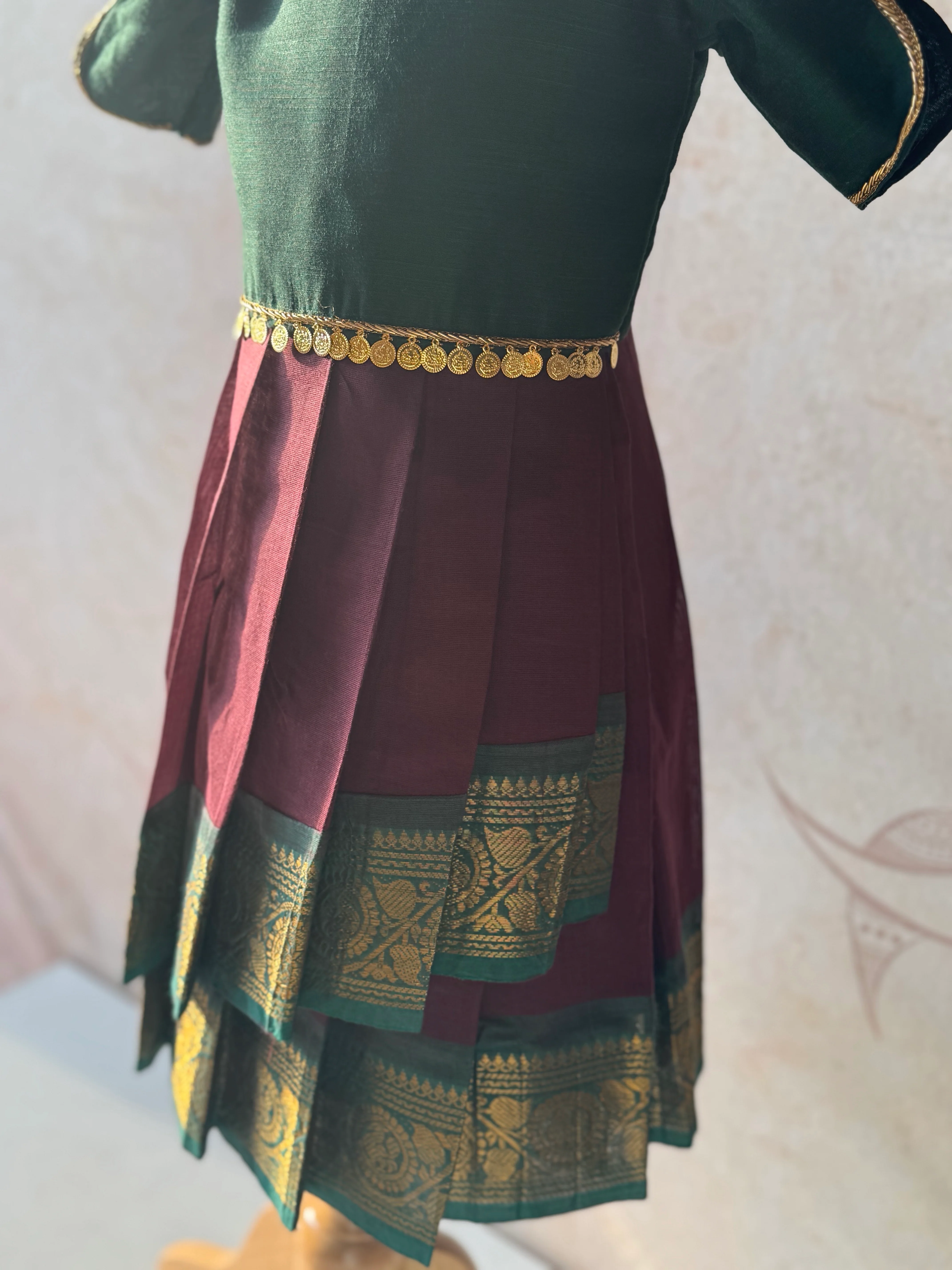 Aarna Overlapped Bodice Skirt and Top - Image 5