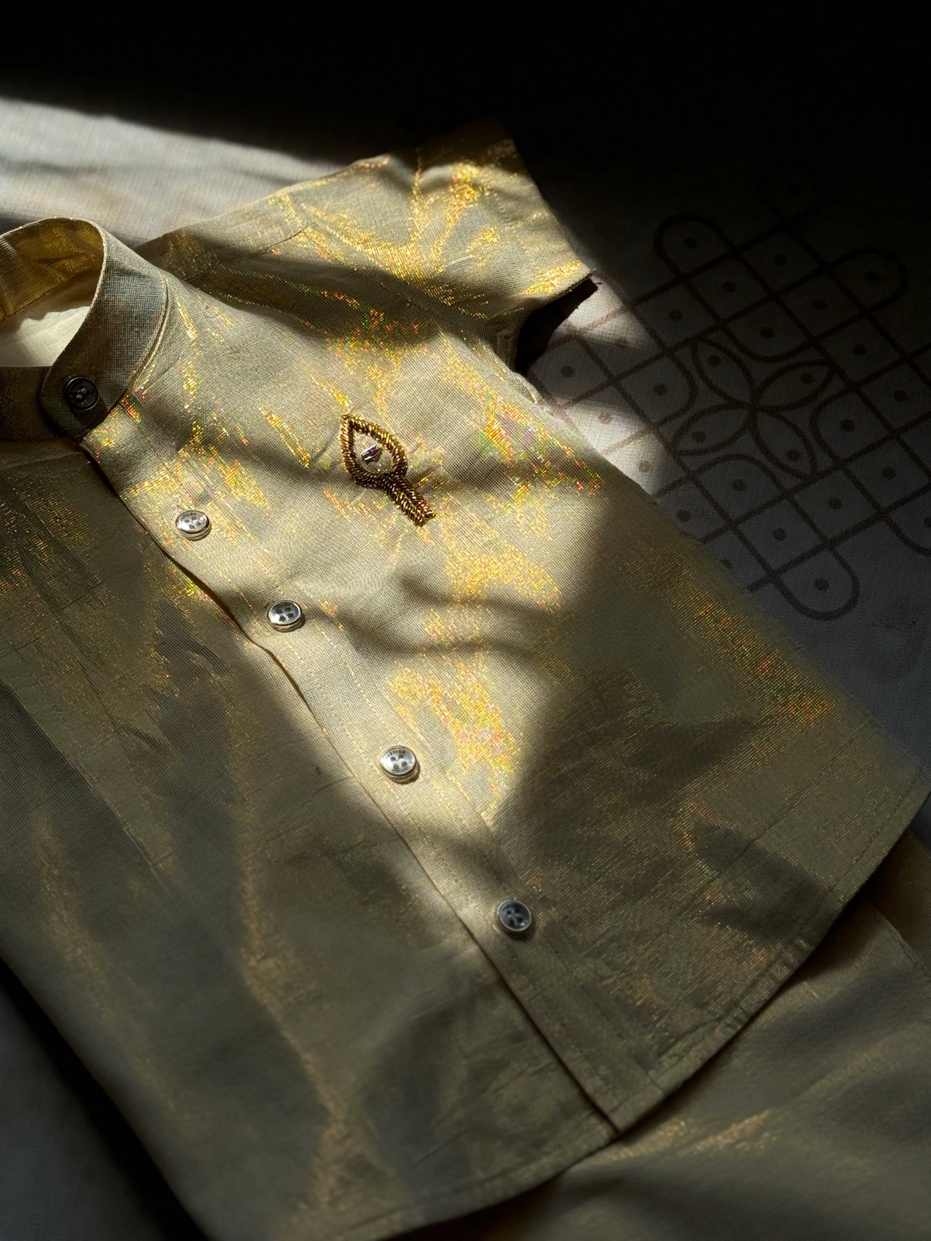 Boys Customisable Dhoti and Shirt - Image 4