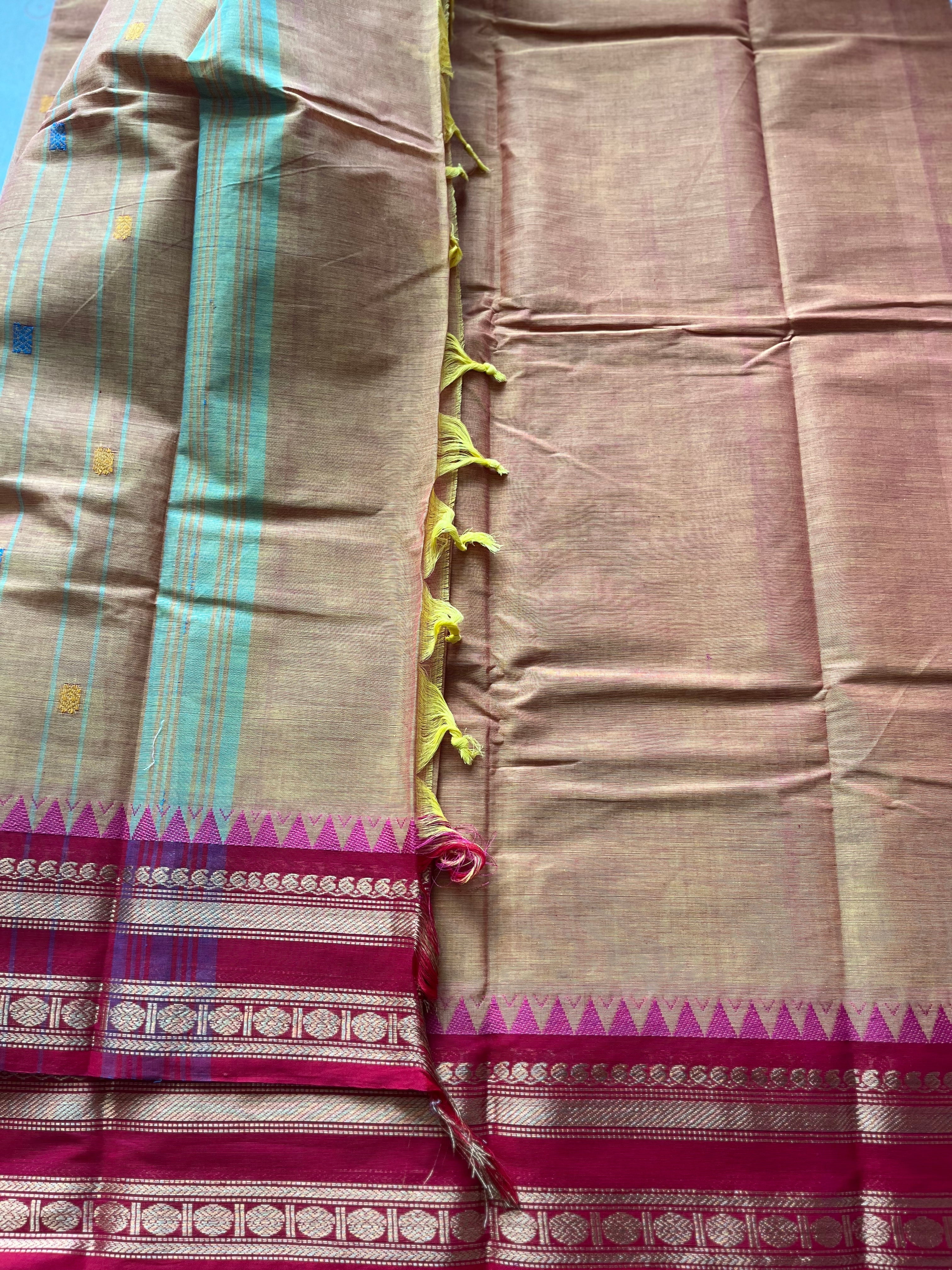 Chettinad Cotton Saree - Festive Collection - Image 3