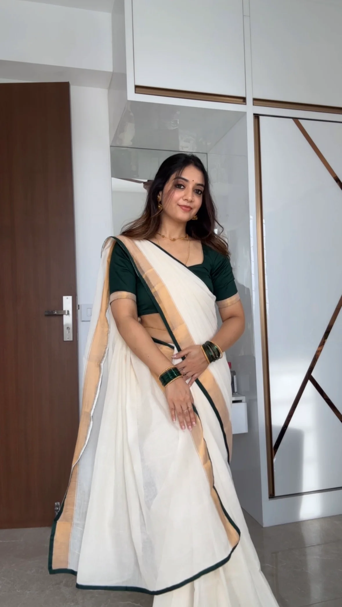 Janhvi Diva - Onam collection - Image 6