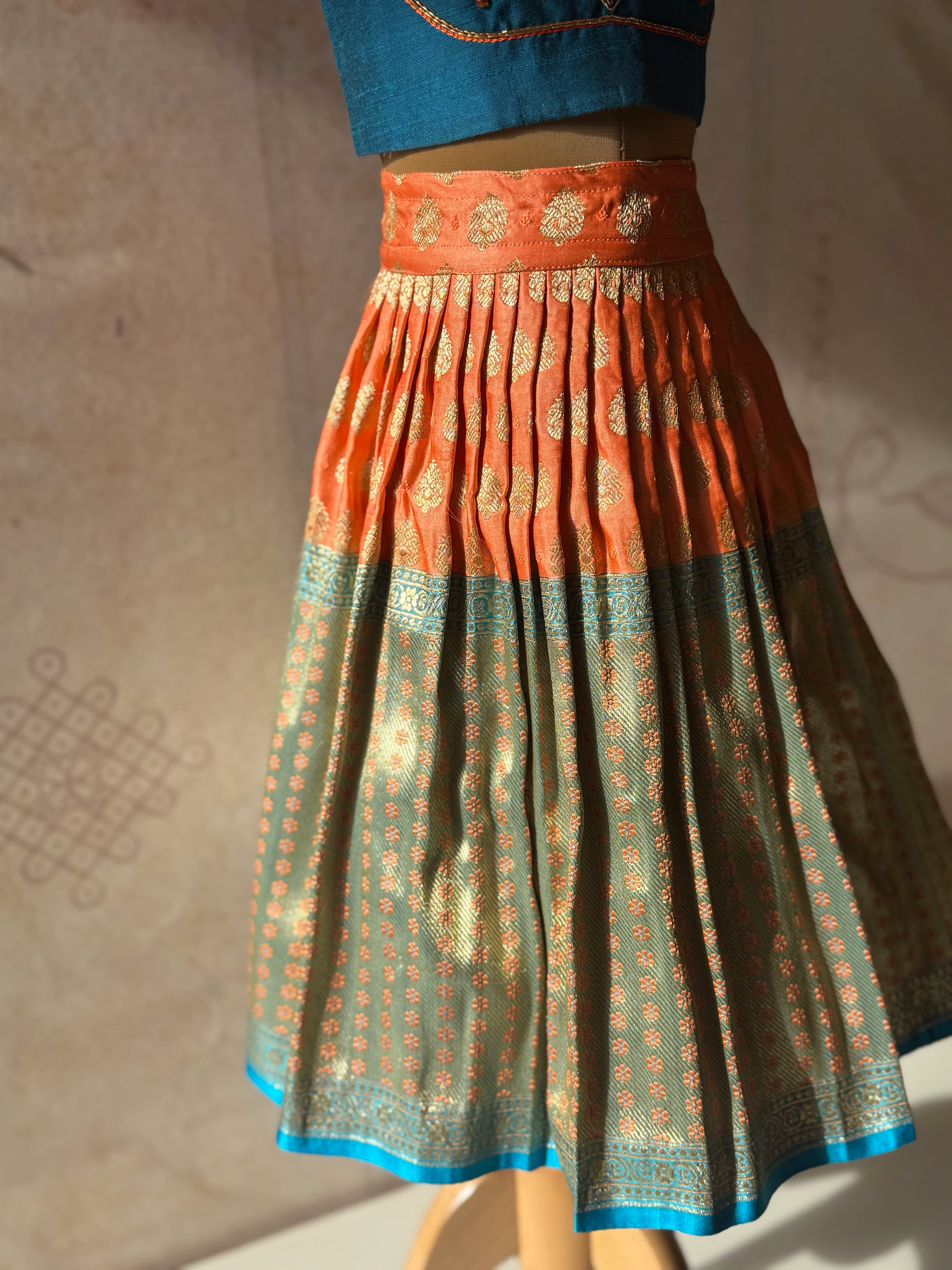 Esha - Crop Top and Skirt Festive Edit - Image 4