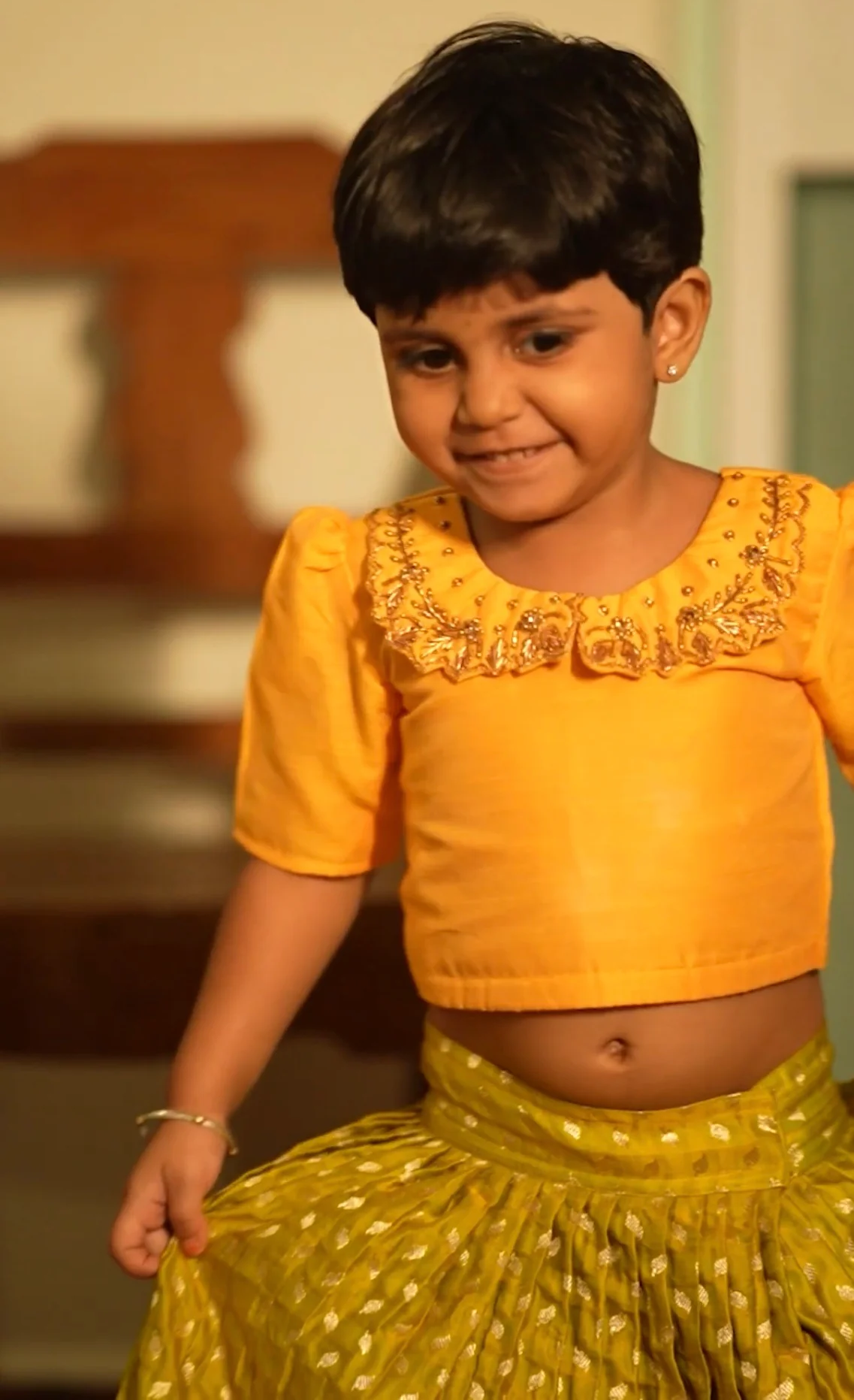 Esha - Crop Top and Skirt Festive Edit - Image 2