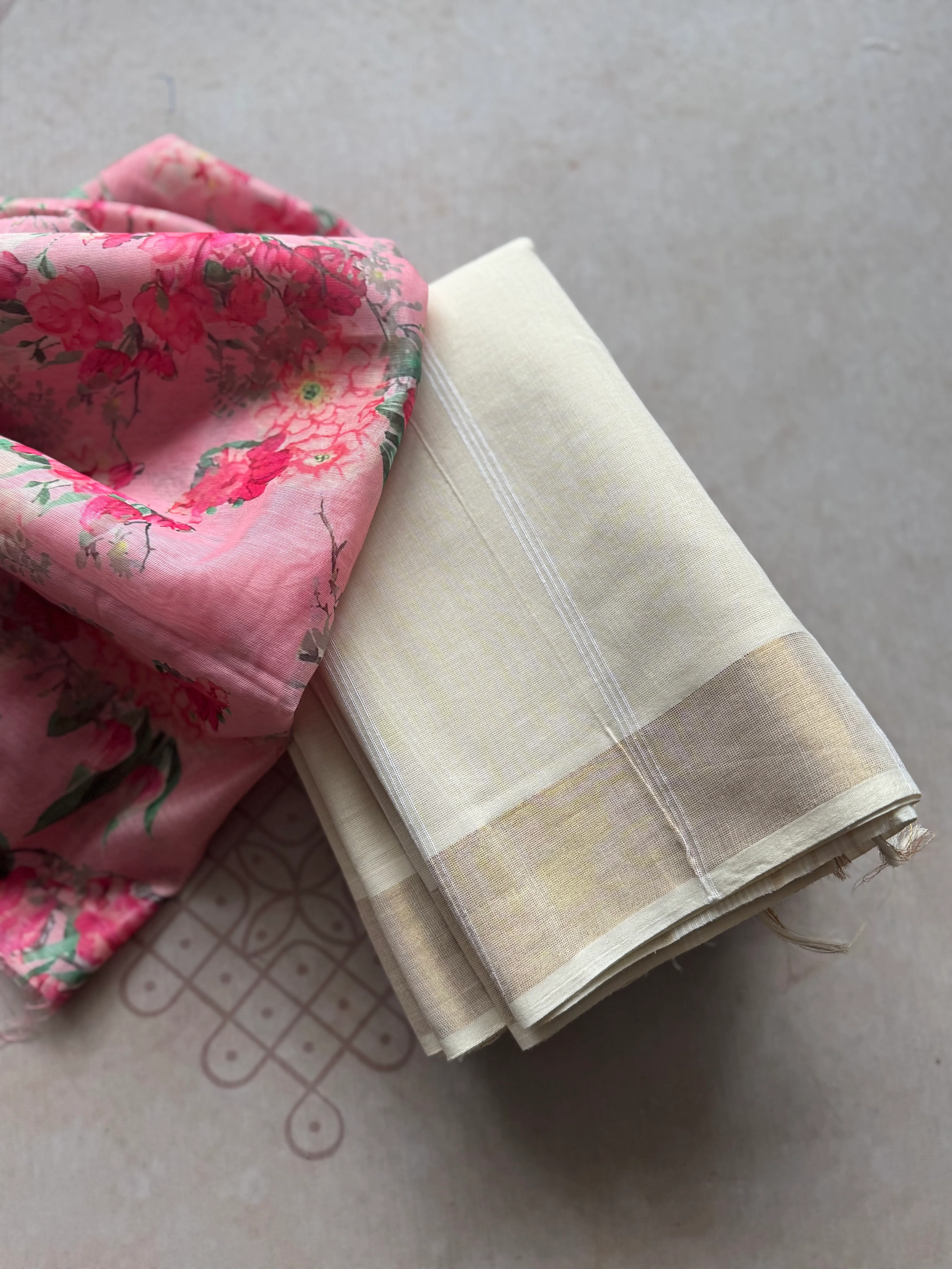 Jute Cotton Saree - Image 2