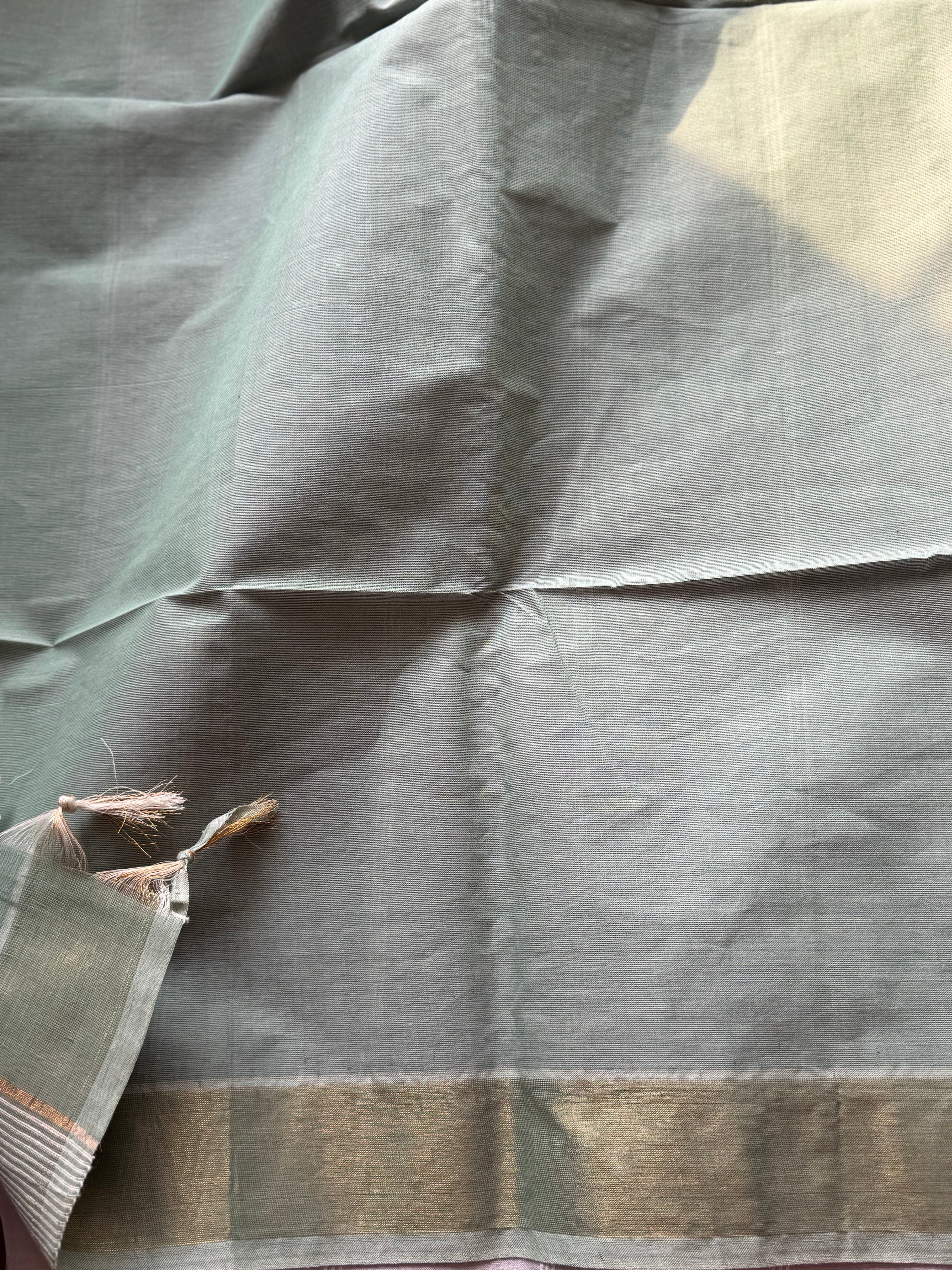 Jute Cotton Saree - Image 5