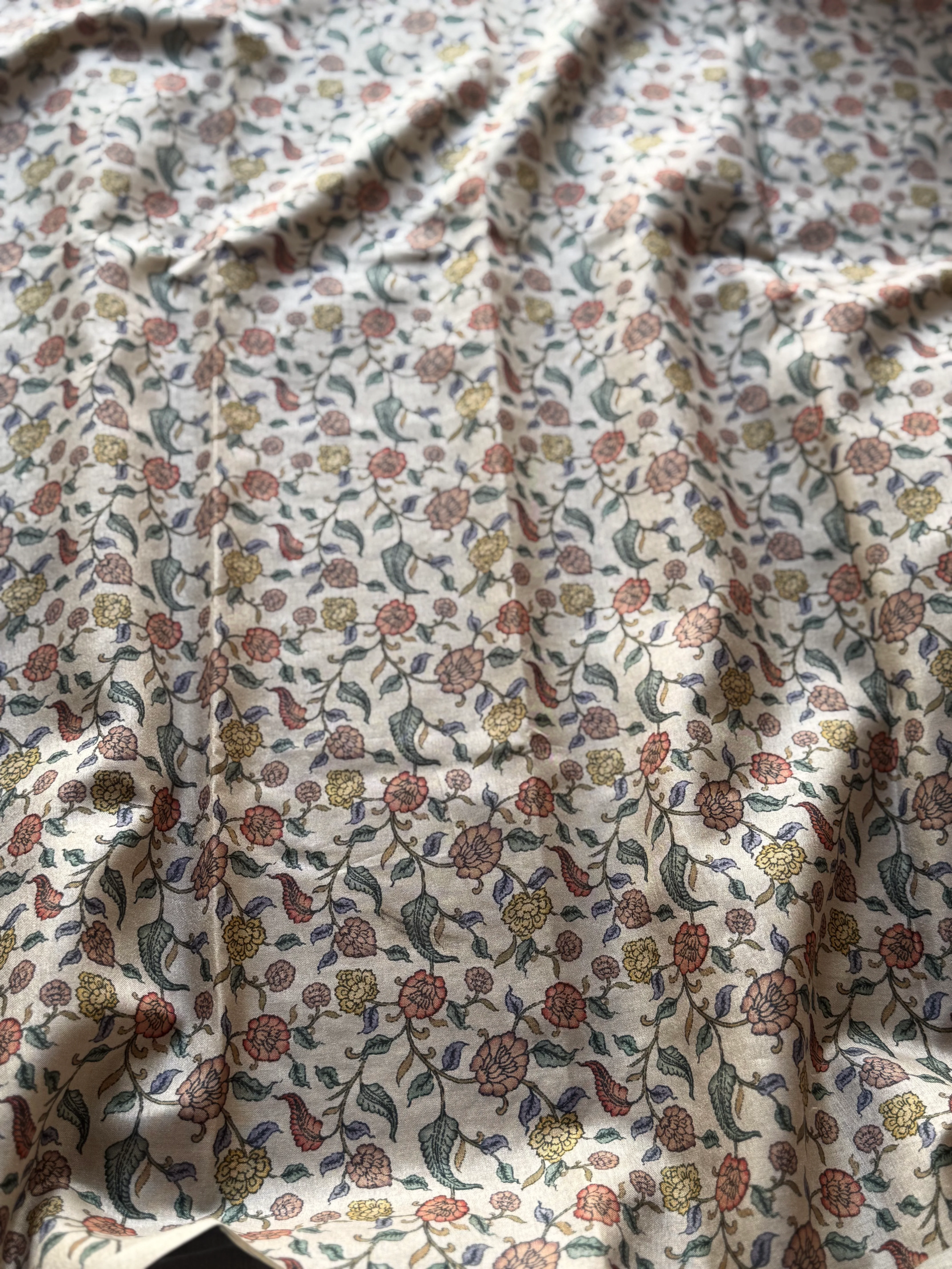 Kalamkari Applique Saree - Image 4