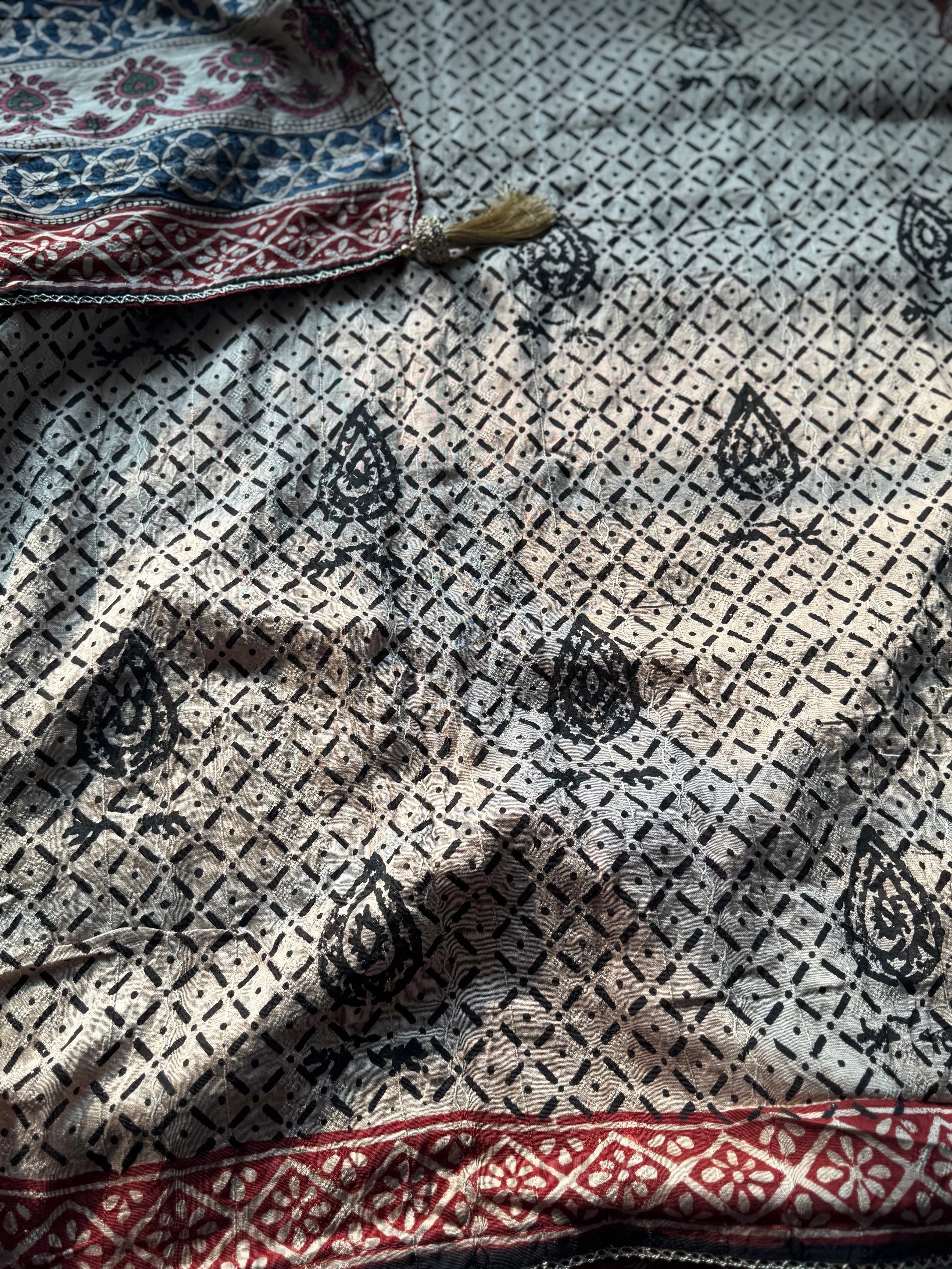 Chanderi Kalamkari Saree - Image 4