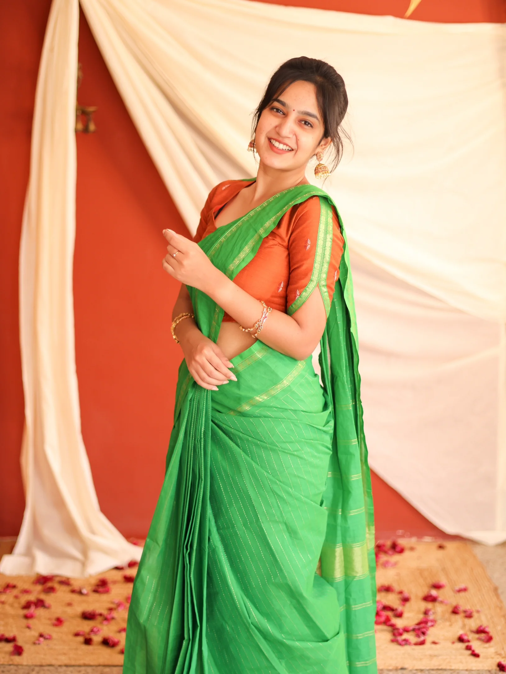 Kamakshi - Kanchi Cotton Saree - Image 4