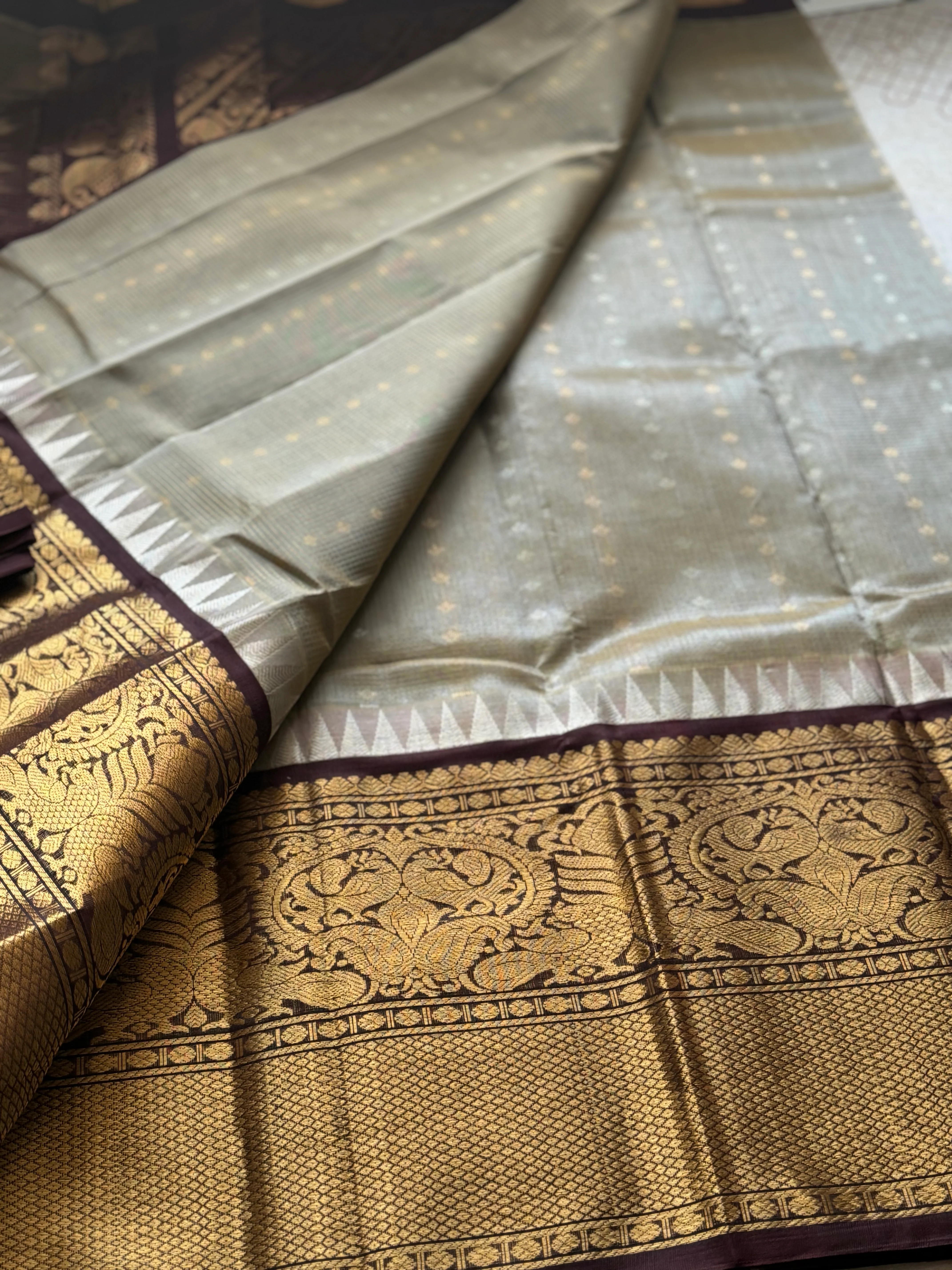 Kuppadam Silk Cotton Saree - Image 3