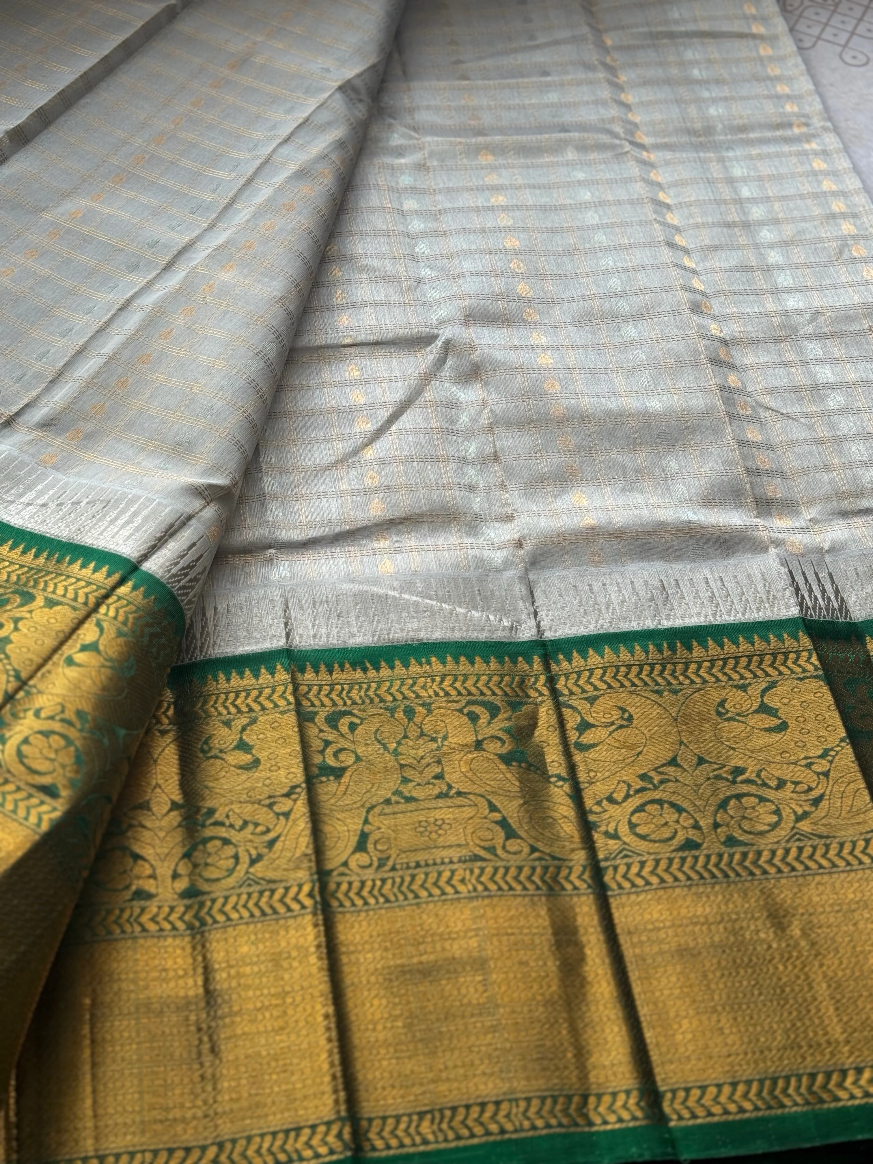 Kuppadam Silk Cotton Saree - Image 2