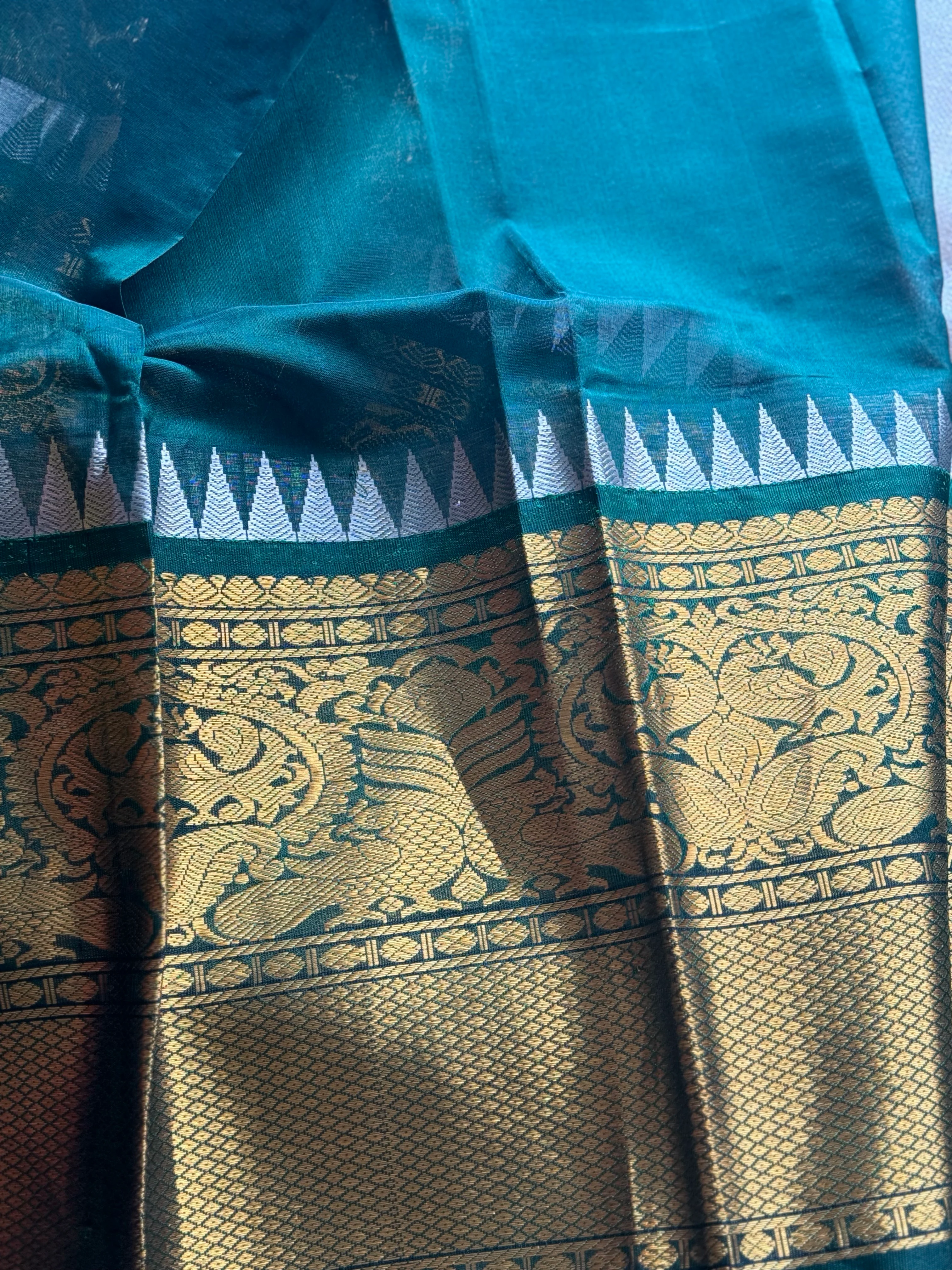 Kuppadam Silk Cotton Saree - Image 4