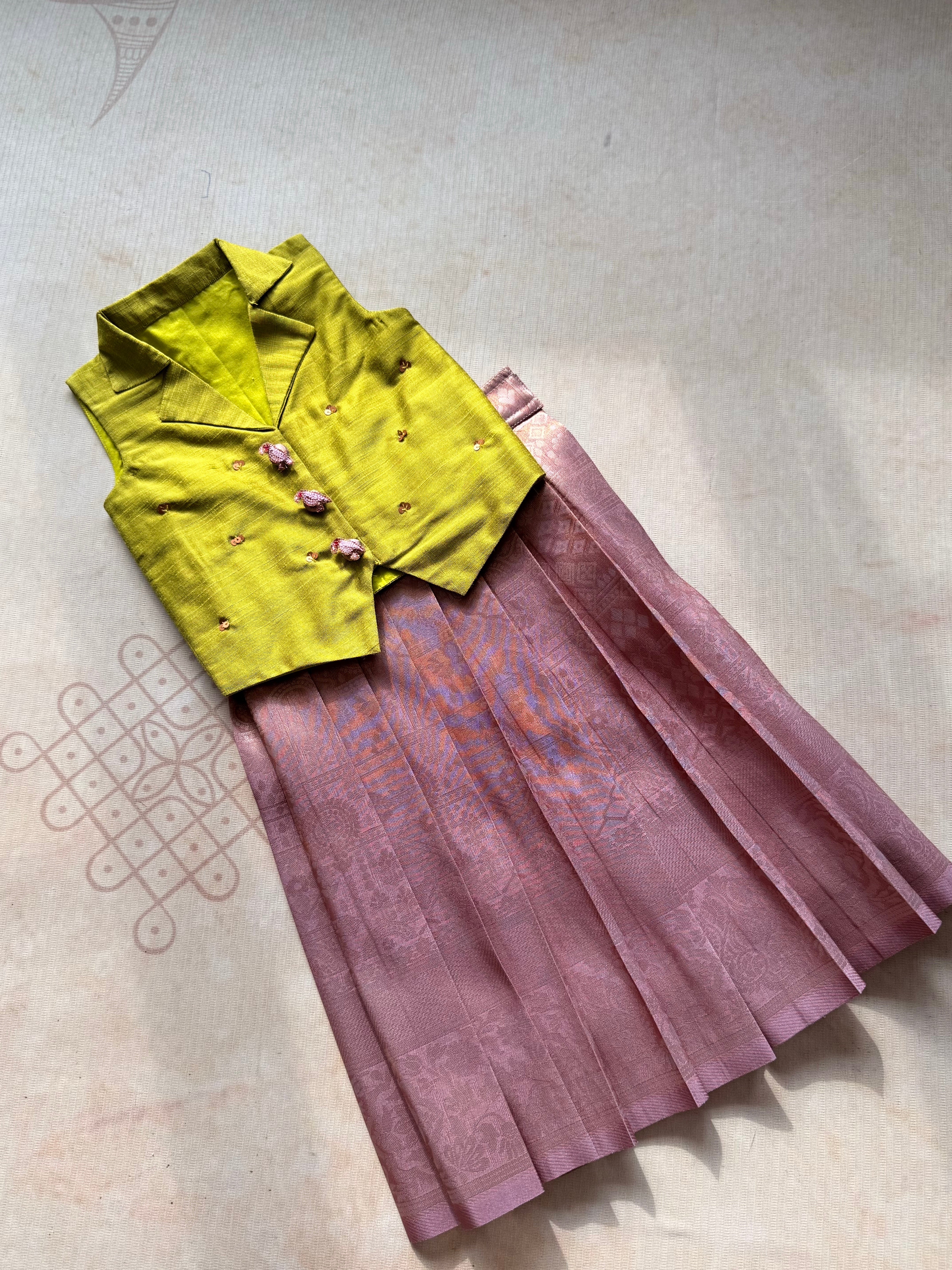 Mayizhini - Crop top and Skirt Festive Edit Express - Image 2