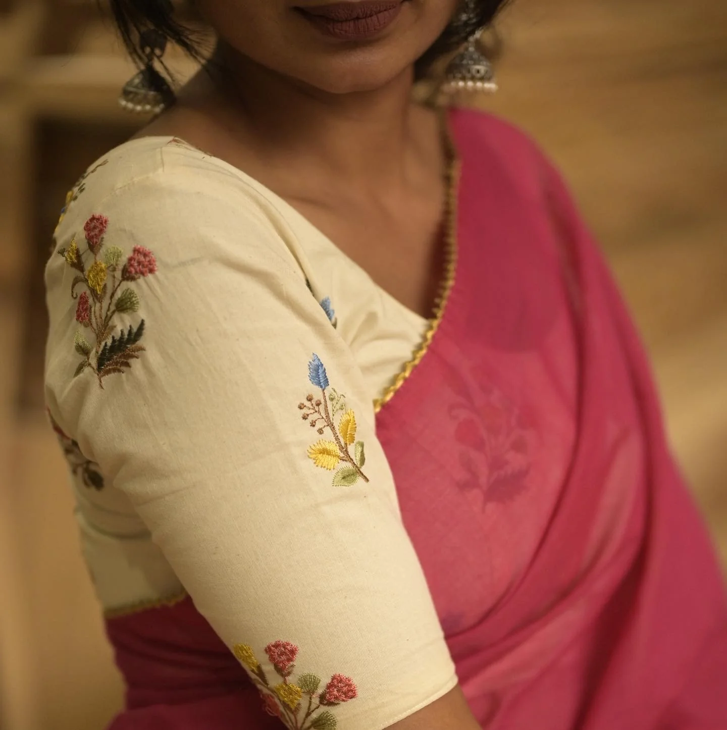 Multicolour Floral Blouse - Image 8
