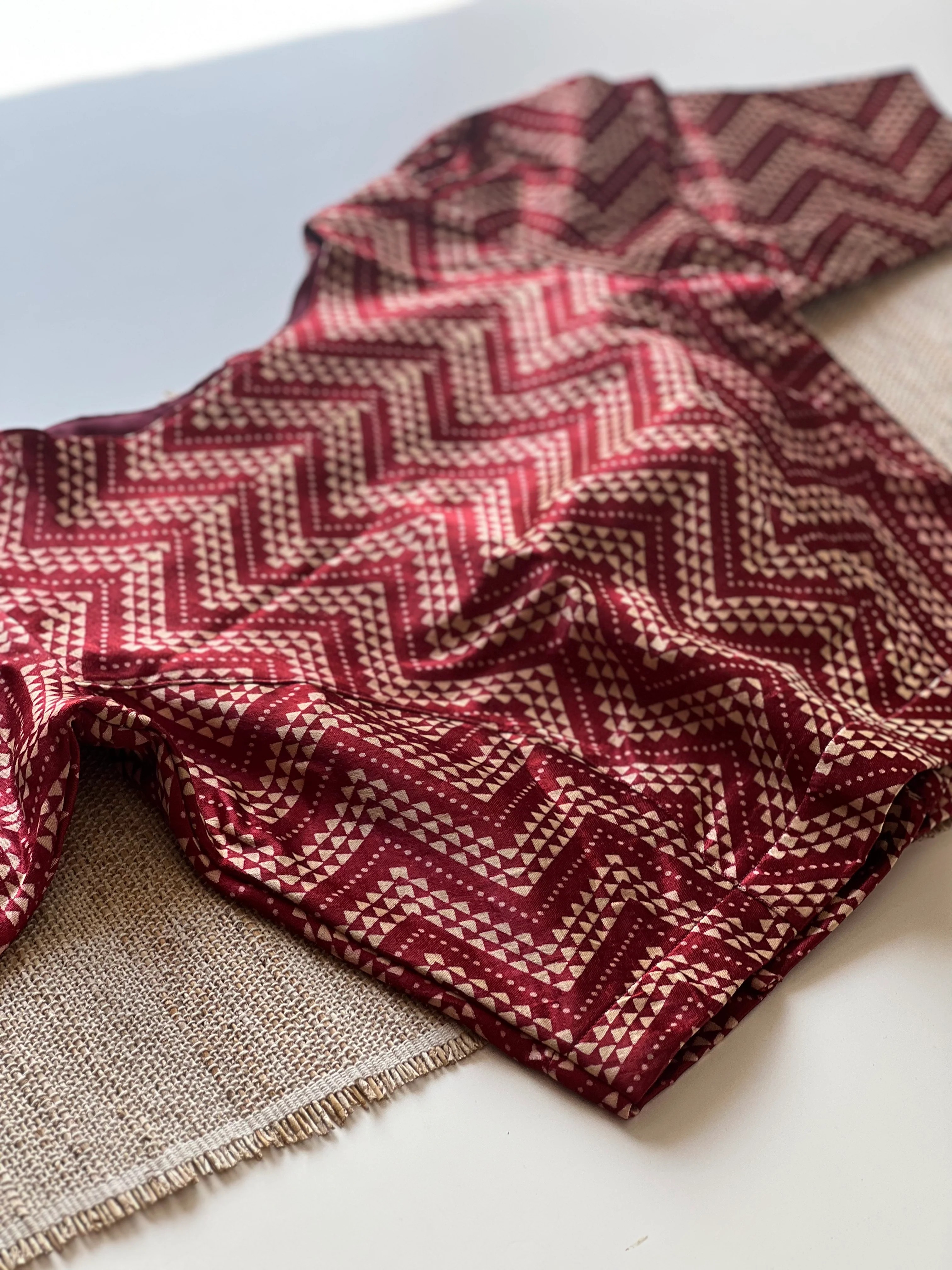 Mushroo silk blouse - Image 2