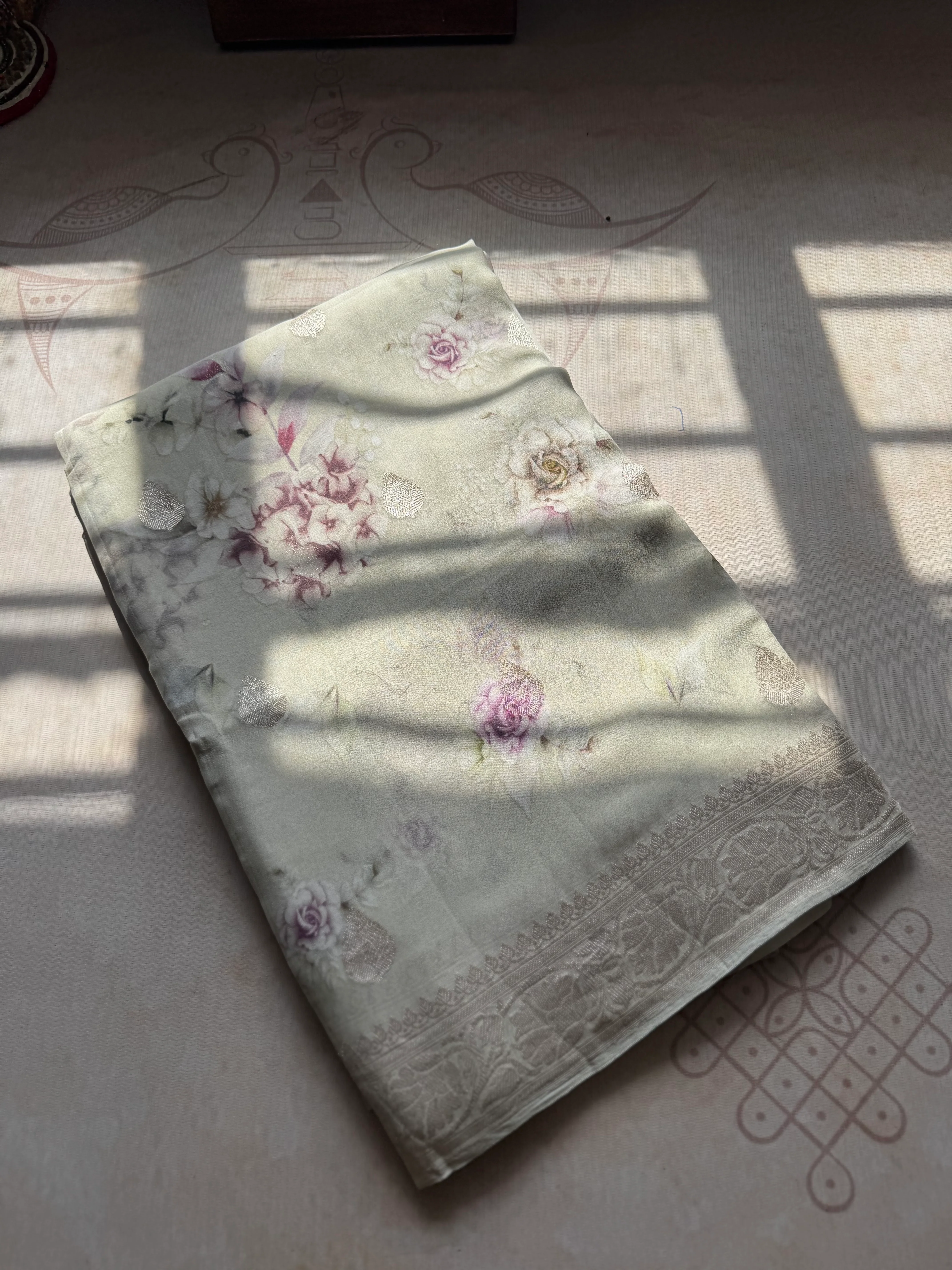 Pure Floral Khaddi Georgette