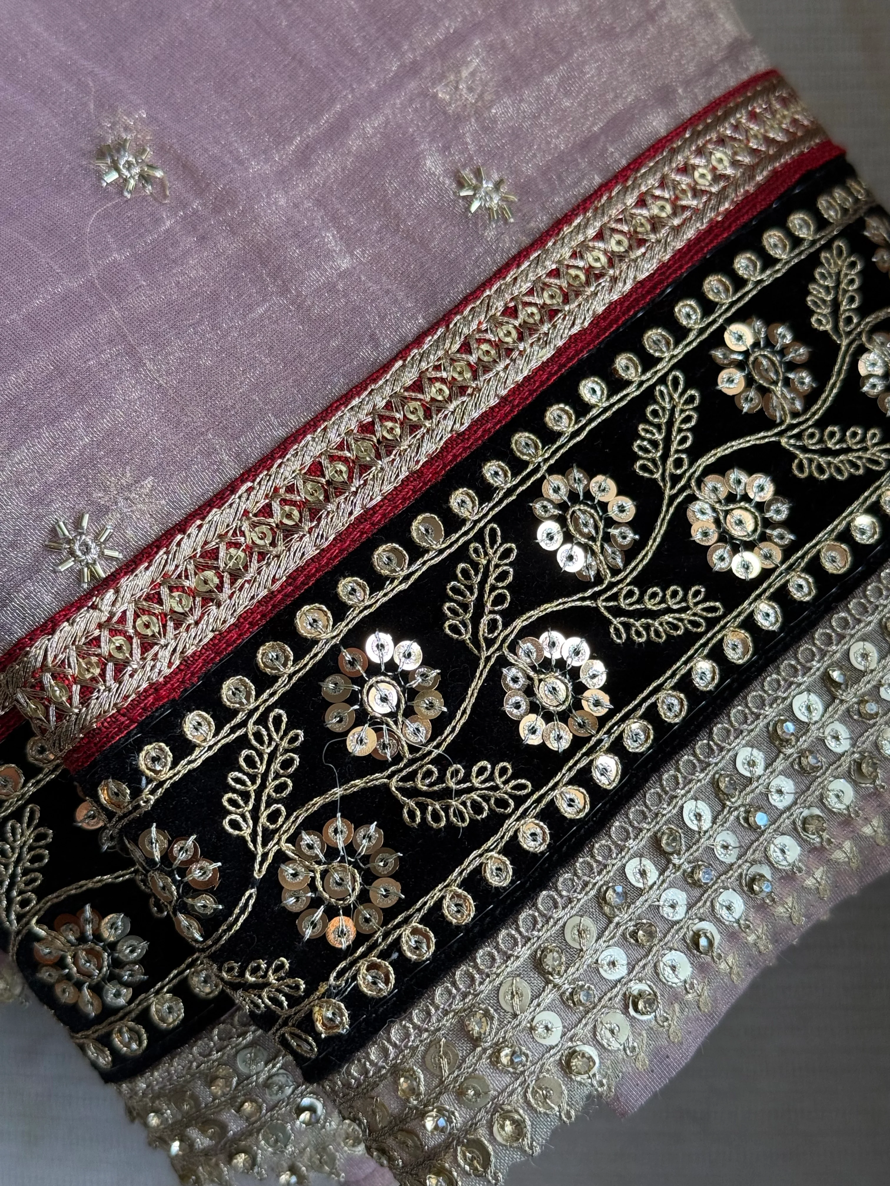 Pure Silk Tissue Georgette Saree – Festive & Wedding Designer Wear - Image 3