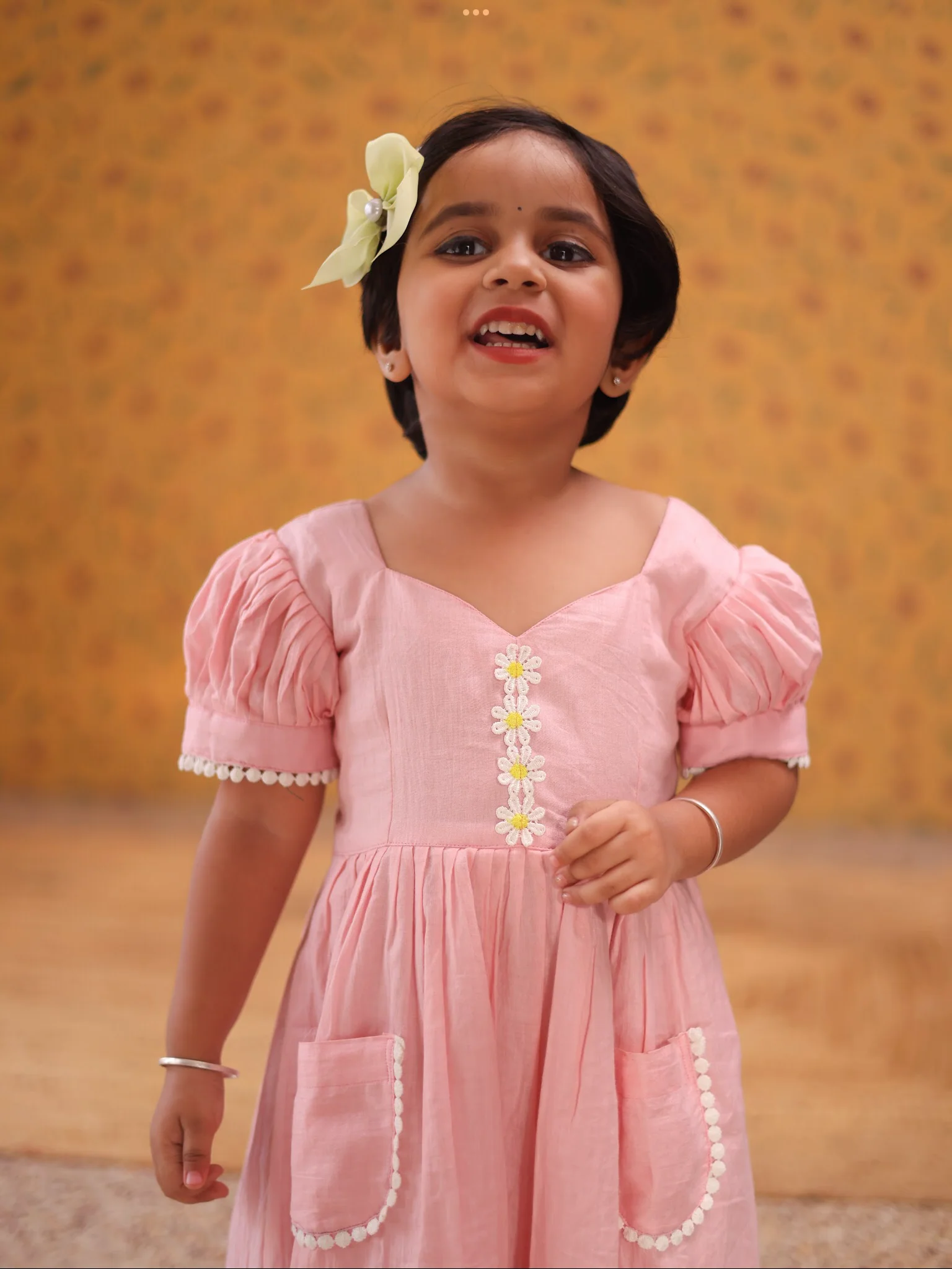Soft Cotton Kids Frock (Gulabi Collection) - Express - Image 2