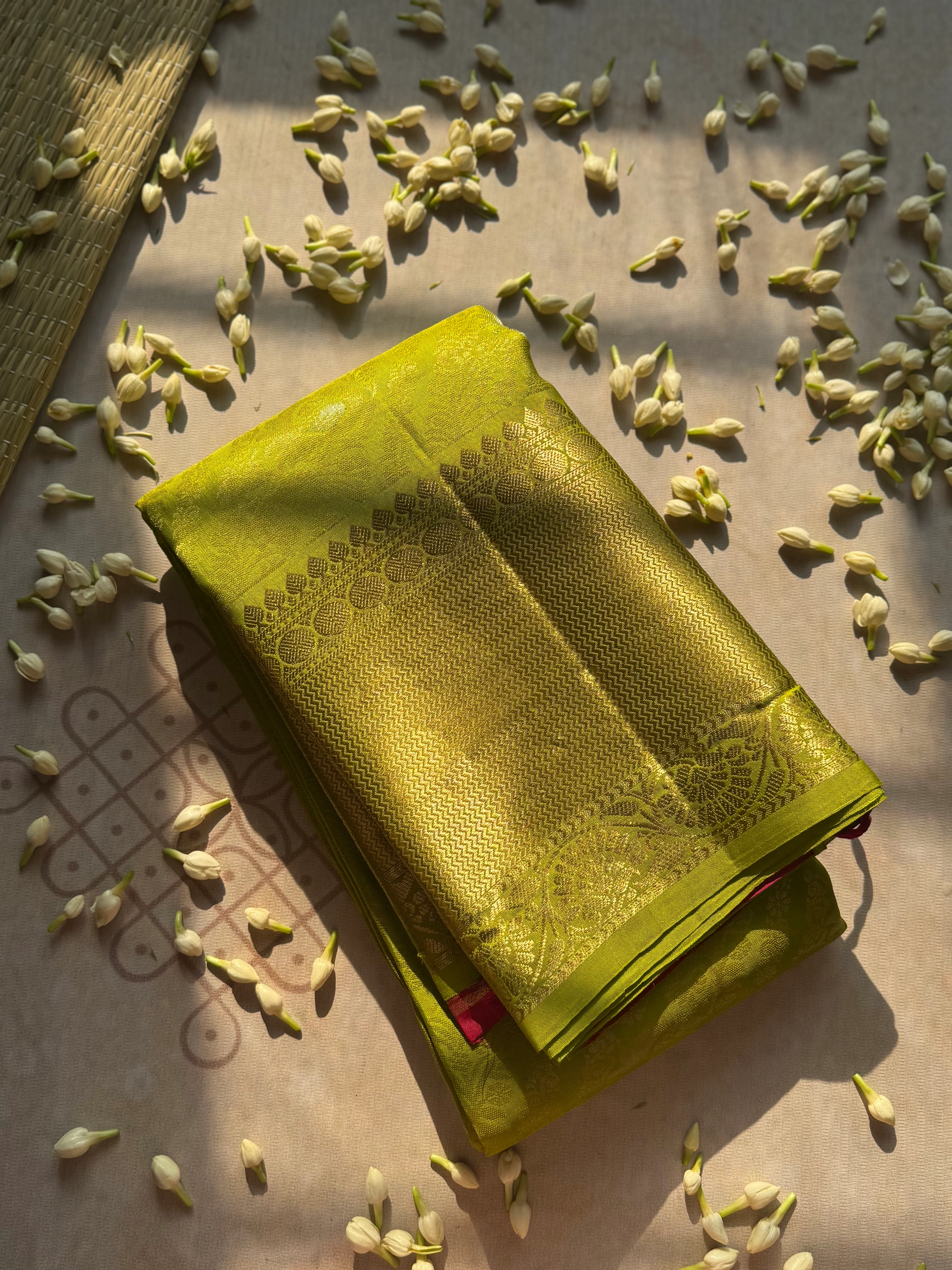 Traditional Kanjivaram Pure Silk Zari Saree